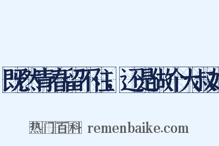 既然青春留不住，还是做个大叔好是什么意思的图片